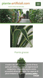 Mobile Screenshot of piante-artificiali.com
